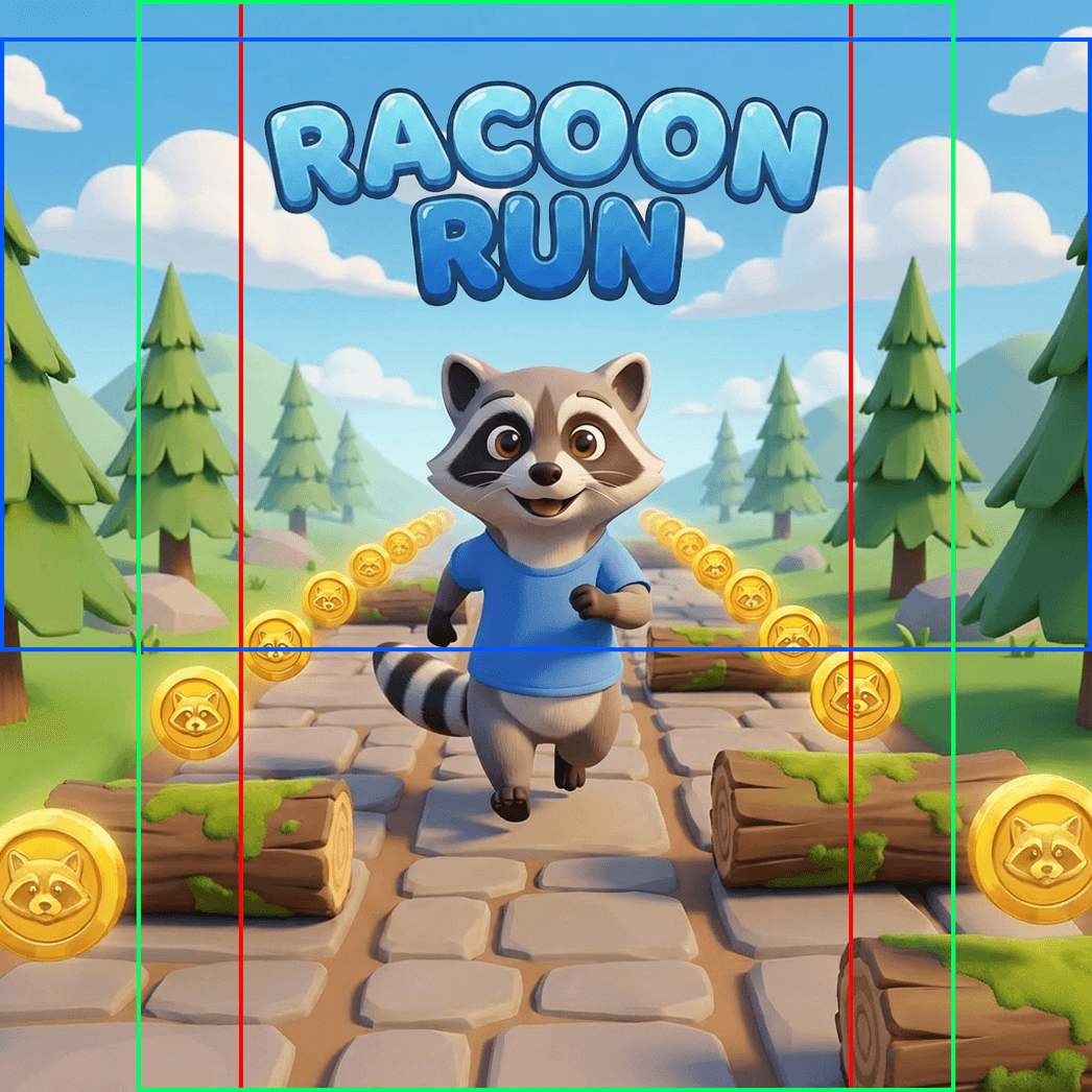 Final Raccoon Run cover composition
