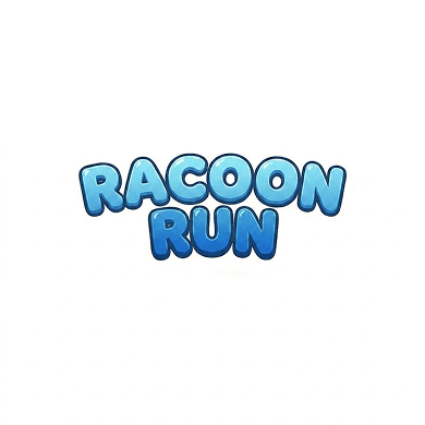 Raccoon Run logo visual study