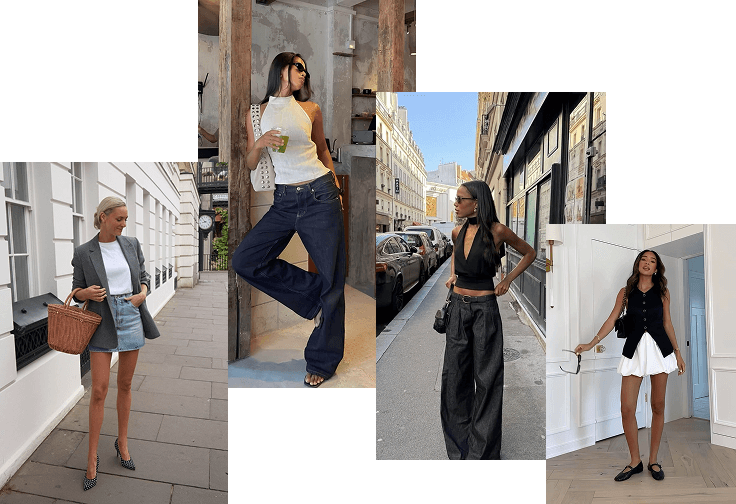 Curated Creative wardrobe and lifestyle reference board