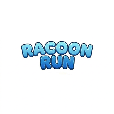 Raccoon Run logo visual study