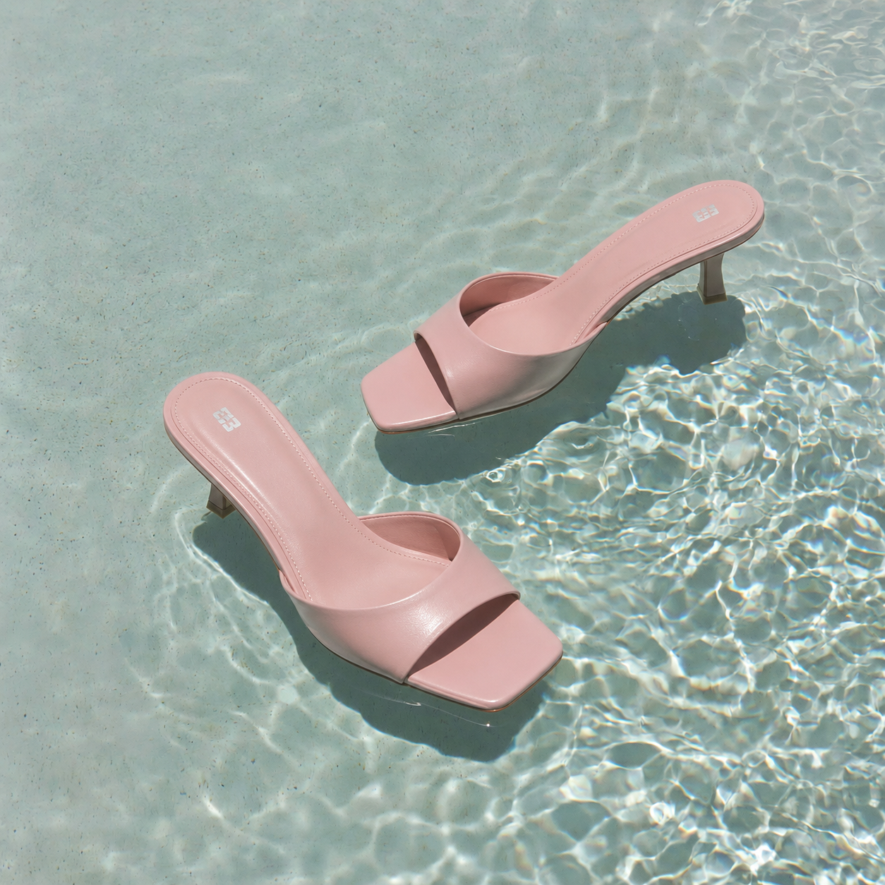 AI-generated heels in water