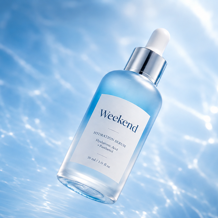 Weekend hydration serum product still