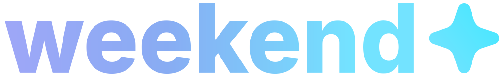 Weekend wordmark